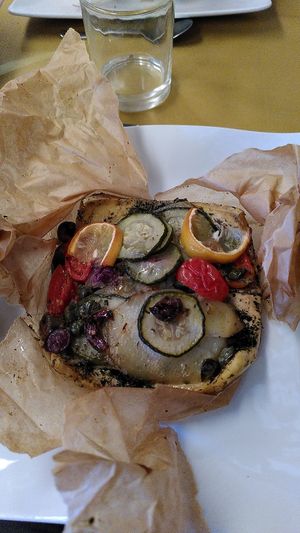 Papillote de tofu at La Veg'It  in Seyssins