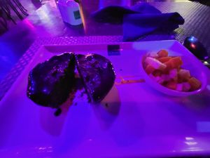 Vegan chocolate cake at Lords Restaurant Complex in Negombo