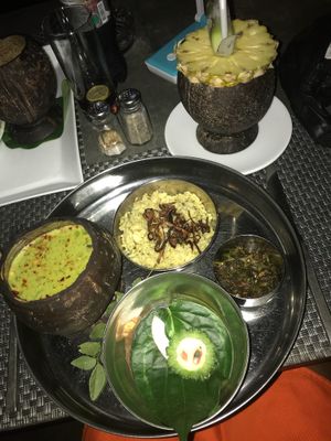 Green curry with vegetables  at Lords Restaurant Complex in Negombo