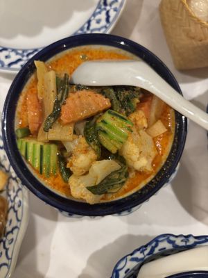 Red Thai Curry  at Auntie's Thai Restaurant in St Neots