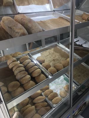 Downstairs you can buy bread and cakes at Govinda's in Barranquilla