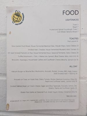 Items labeled v for vegan #Veganuary at Frothers Espresso  in Merewether