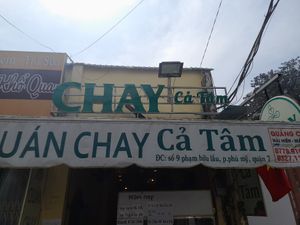 Sign #Veganuary at Cả Tâm in Ho Chi Minh City