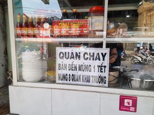 Notice #Veganuary at Quán Chay in Ho Chi Minh City