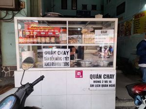 Stall #Veganuary at Quán Chay in Ho Chi Minh City