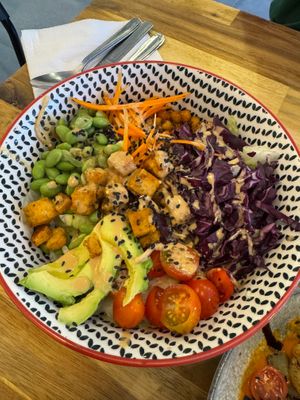 Protein bowl at fronda cafe  in Valencia