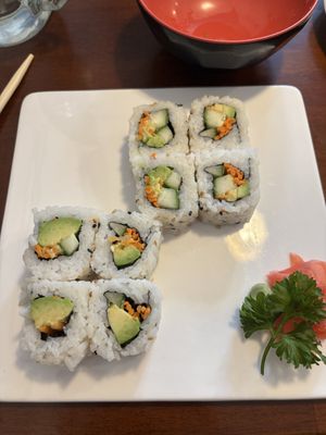 Vegetable roll  at Uncle Nai's in Milford