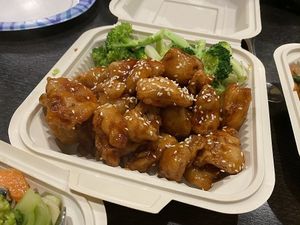 Sesame Chicken at Veggie Garden in Mountain View