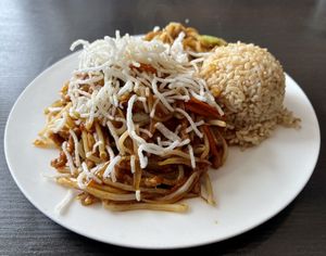 E6. Mongolian Vegetarian Chicken Lunch  at Veggie Garden in Mountain View