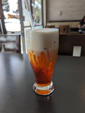 Thai Iced Tea at Veggie Garden in Mountain View