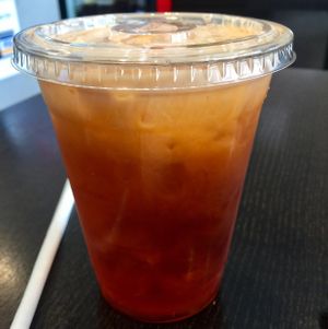 Thai milk tea  at Veggie Garden in Mountain View