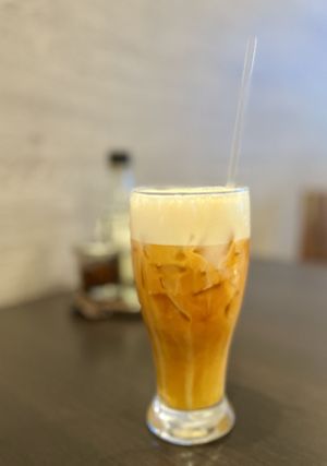 Thai iced teaa  at Veggie Garden in Mountain View