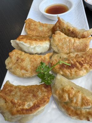 Pot stickers  at Veggie Garden in Mountain View