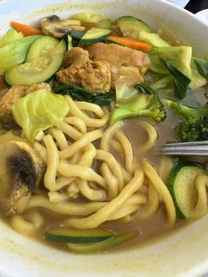 Curry soup  at Veggie Garden in Mountain View