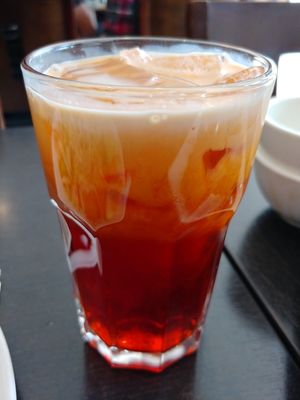 $3.50 Thai Tea: Pretty good at Veggie Garden in Mountain View