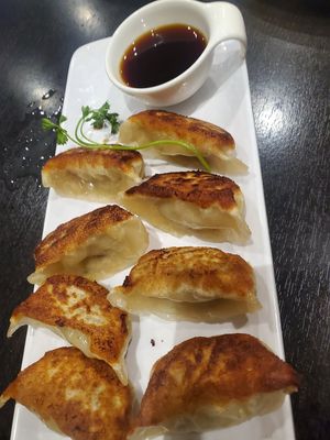 Vegetable potstickers at Veggie Garden in Mountain View