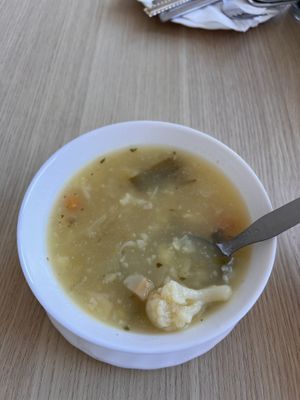 vegetable soup  at Vegevita in Valasske Mezirici