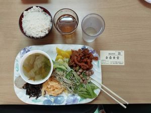 My spread from the buffet! at Kintsubo Shokudo in Okinawa
