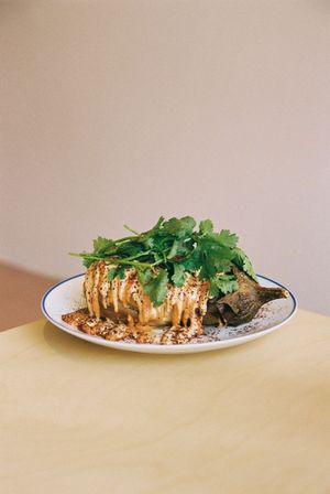 berenjena ahumada at Lombarda in Barcelona