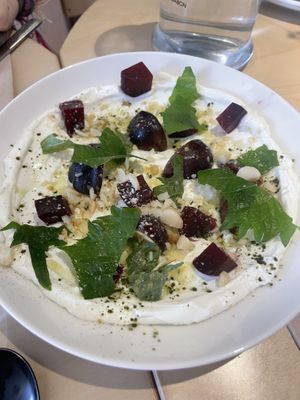Labneh  at Lombarda in Barcelona