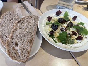Labneh  at Lombarda in Barcelona