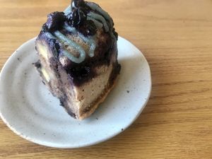 Banana and blueberry cake (taken home)  at Base Island Kitchen in Osaka