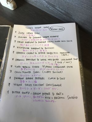 Daily Vegan Tapas at Base Island Kitchen in Osaka