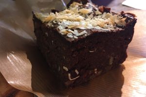 Brownie at Base Island Kitchen in Osaka