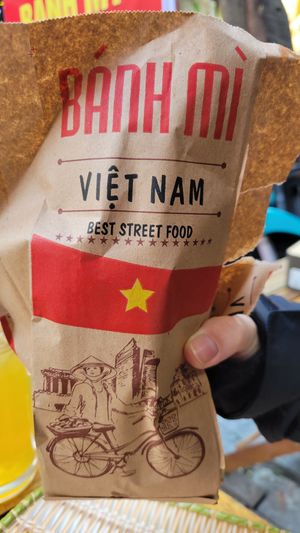 Their logo at Hanoi Vibes Hostel & U Bread in Hanoi