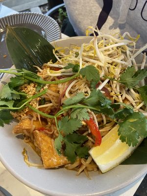 Vegan pad Thai  at Von Thai in Adelaide