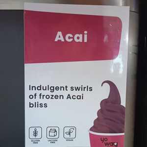Acai flavour at Yo Way Frozen Yogurt in Wantirna South