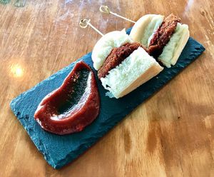 Beet bao at Republic Adda in Dubai