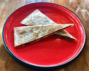 Kheema quesadillas  at Republic Adda in Dubai