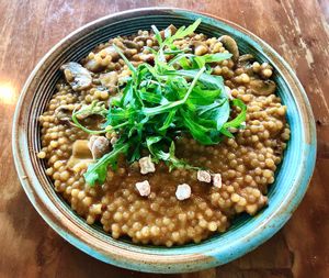 Pearl couscous khichdi at Republic Adda in Dubai