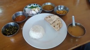 Thali Set at Nepali Food House in Yangon
