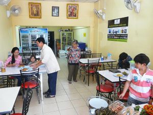 Clean and bright interior. at Jay - City Center in Udon Thani