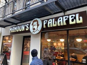 Front at Mamoun's Falafel - Upper East Side in New York City