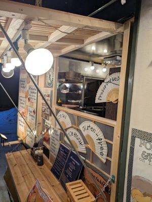 Order area at Tempura Ukeru in Kutchan