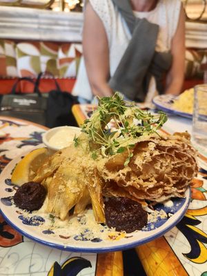 Crispy artichoke at BASTA - Italiensk Restaurang Örebro in Oerebro