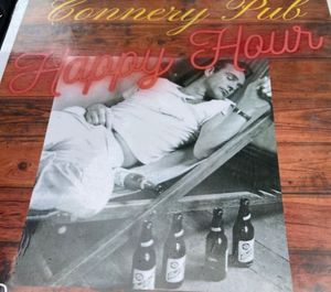 Locandina menu  at Connery in Turin