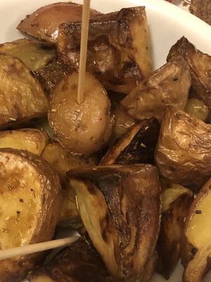 Oven-roasted potatoes  at Connery in Turin