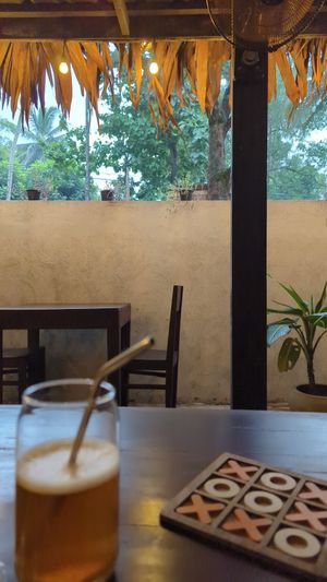 Inside at Moats Café  in Sigiriya