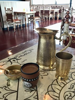 Indian tea (Kullad) - must specify no milk  at Thaal in Schererville