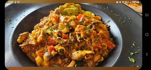 Pumpkin Ravioli-vegan at Pizzeria Zora in Sibenik