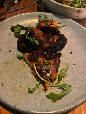 Grilled Lion’s Mane Mushroom at Luminosa in Asheville