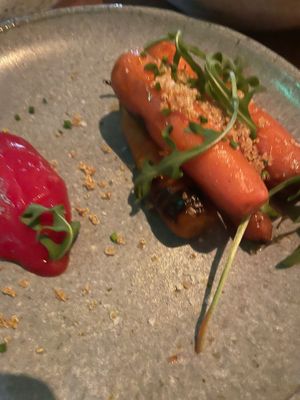 Coal Roasted Carrots at Luminosa in Asheville