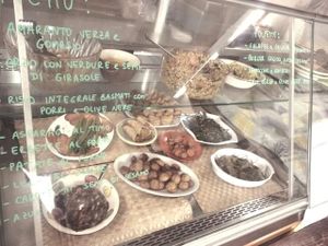 food choices  at Bio Green Food in Imola