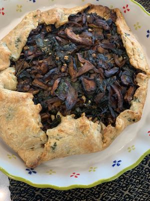 Organic vegan mushrooms galette  at Lovin' Every Bite in Crossville