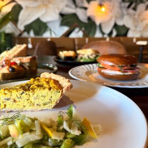 Quiche at Marian Cocktails and Kitchen in Raleigh