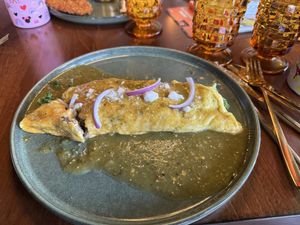 Mediterranean Omelette (Mexican Style)  at Marian Cocktails and Kitchen in Raleigh